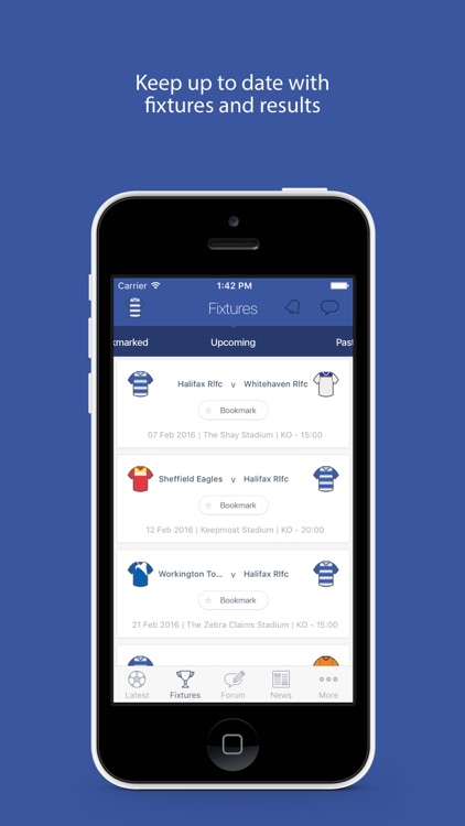 Fan App for Halifax RLFC