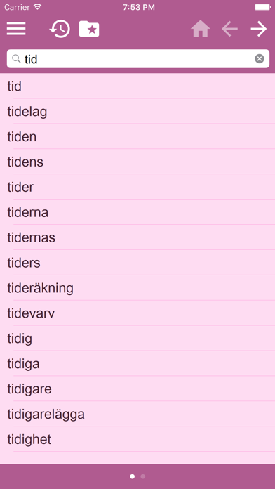 Wörterbuch Deutsch Schwedisch screenshot 3