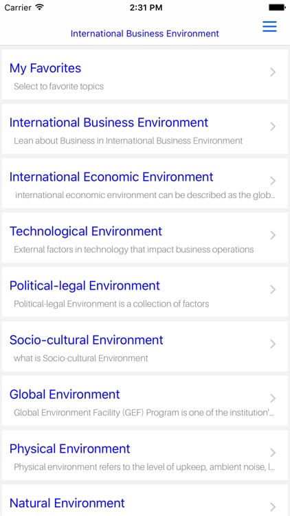 MBA International Business Environment screenshot-4