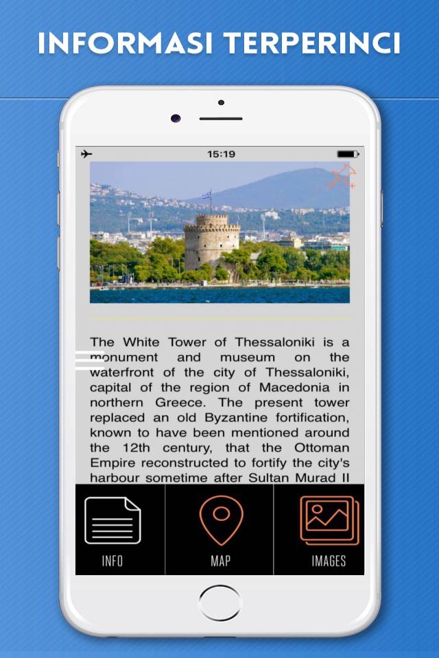 Thessaloniki Travel Guide and Offline City Map screenshot 3