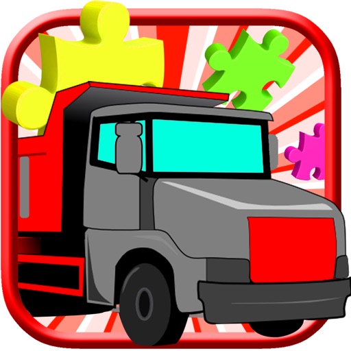 Crazy Sport Truck Driver Jigsaw Puzzle Fun Game Icon