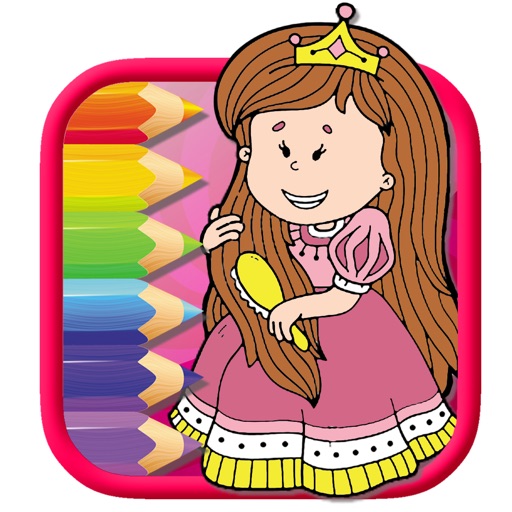Sofia Girl Game Coloring Page Paint Free Version iOS App