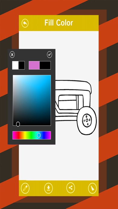 Dream Car Coloring Book - Toddlers Painting Pages screenshot 2