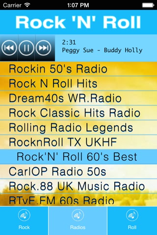 Rock 'N' Roll Music Radios screenshot 2