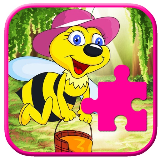 Bee Jigsaw Puzzle Game For Kids Version Icon