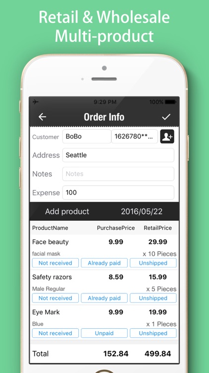 Retail Tracker 2 - Retailers Purchase,Sales Order screenshot-0