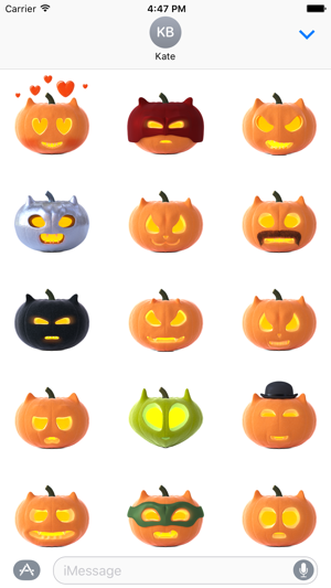 Cat O'Lanterns - Halloween Cat Pumpkins stickers(圖1)-速報App