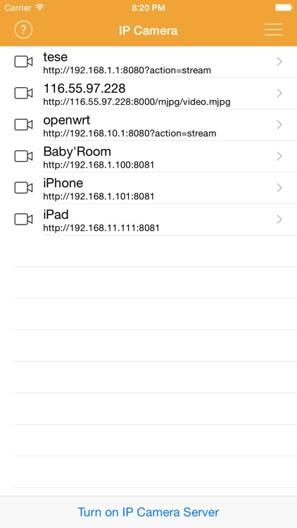 IP Camera for iOS screenshot-3