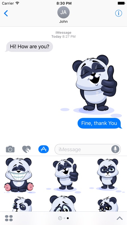 Panda - Stickers for iMessage by Evgeny Kopytin