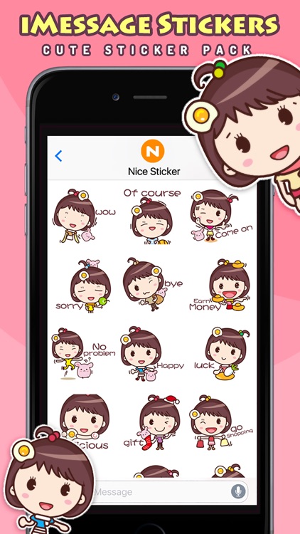 Yolk Girl - Cute Stickers by NICE Sticker