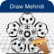 Learn to draw amazing Mehndi with How To Draw Mehndi Like a personal drawing teacher, it will teach you how to draw lots of different objects and create amazing pictures