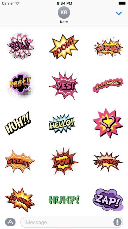 Comic Sticker for iMessage