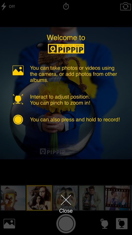 PiPPiP - PIP Camera Selfie screenshot-4