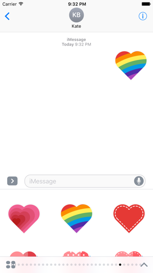 Message Hearts - ILY Stickers(圖1)-速報App