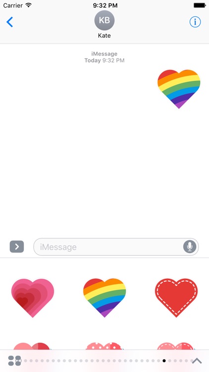 Message Hearts - ILY Stickers