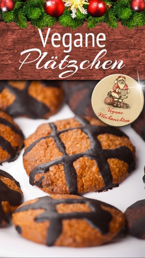 Vegane Plätzchen - Vegan! Rezepte Weihnachten(圖1)-速報App