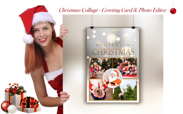 Christmas Collage - Greeting Card & Photo Editor(圖5)-速報App