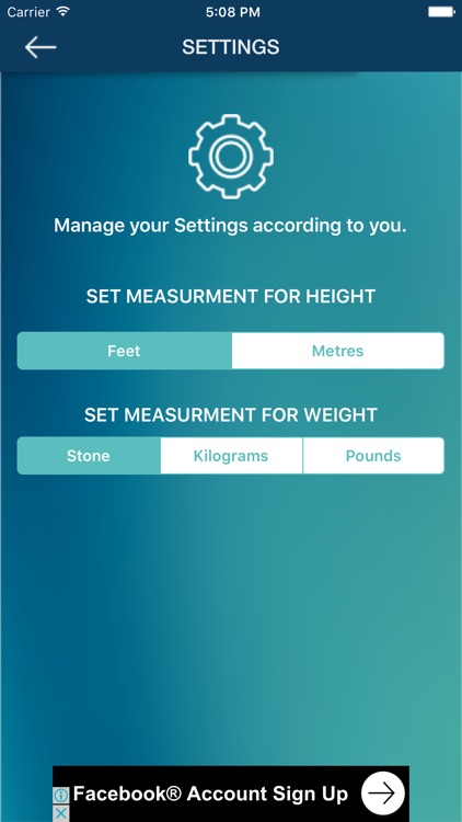 Mobile BMI Calculator