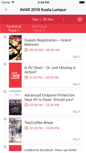 AVAR 2016 Kuala Lumpur(圖3)-速報App