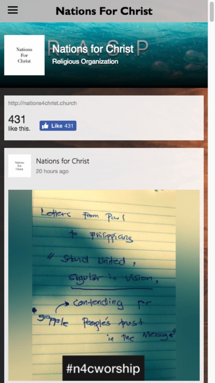 Nations For Christ