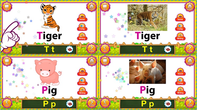 ABC Animal English FlashCards Full