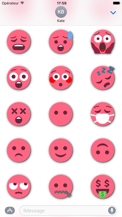 RED Emoji • Stickers for iMessage