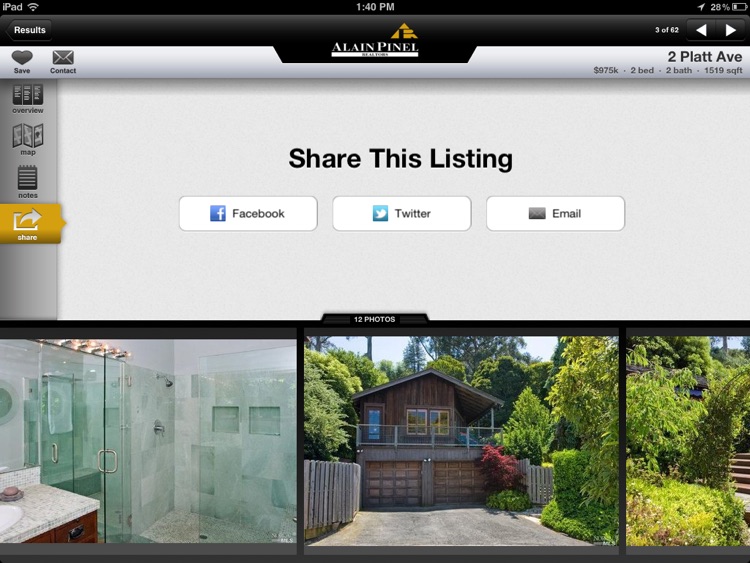 Alain Pinel Realtors for iPad screenshot-4