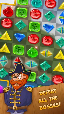 Game screenshot Pirates Gems Treasure - Jewel Free Edition hack