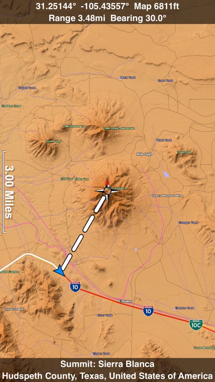 Scenic Map Central USA screenshot-0