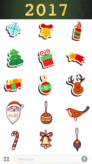 Merry Christmas & Happy New Year - Cute Stickers(圖3)-速報App