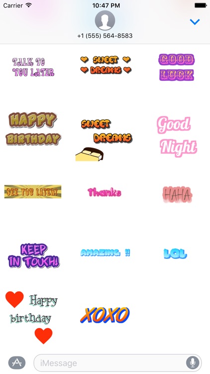 Cool Word Stickers screenshot-3