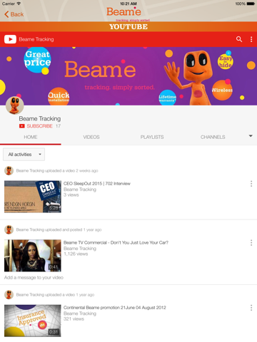 Beame - náhled