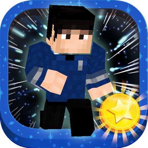 3D Block Star Galaxy Run Pro icon