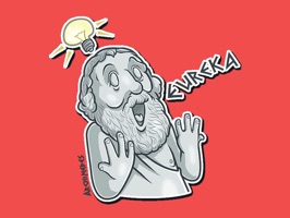 Up your texting game with playful animated stickers of Ancient Greeks pack and add on accessories