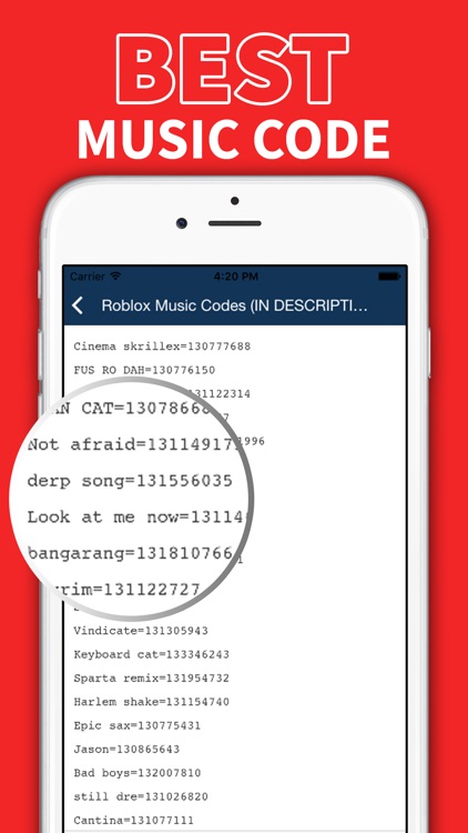 Music Code for Roblox - Song Code Roblox tycoon