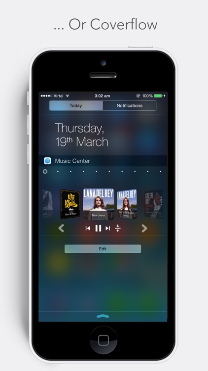 Music Center - Music Widget Lock Screen