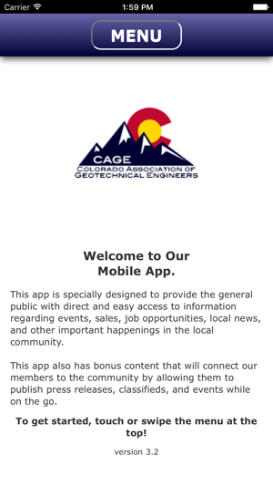 CAGE Mobile App