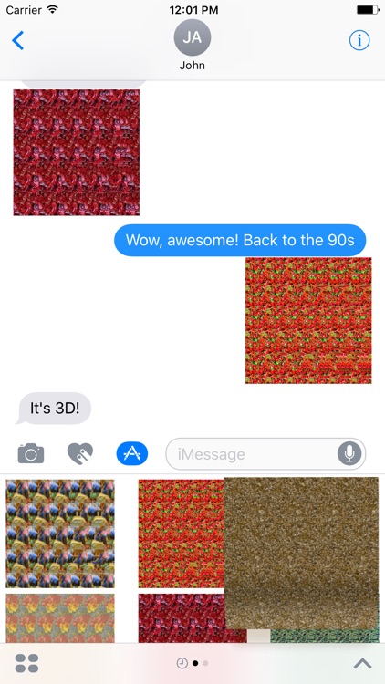 Stereogram Stickers