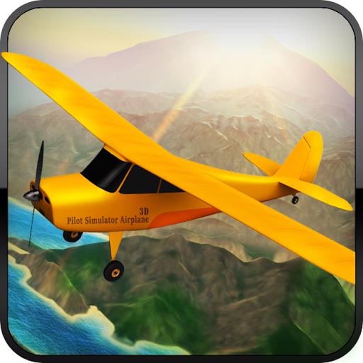 Pilot Simulator Airplane 3d Game Icon