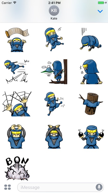 Mystic Ninja - Cute stickers for iMessage