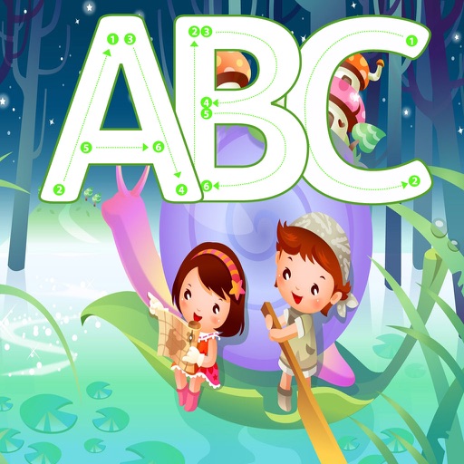 ABC Preschool Practice Handwriting Alphabet Icon