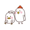 Lovely Interesting Couple Chicks Animated Emoji