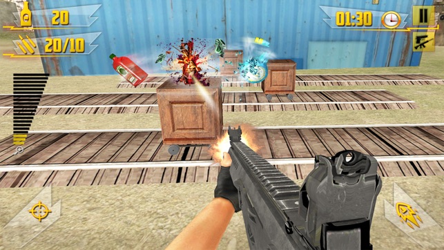 Crazy Bottle Flip Shooting Range: Firing Showdown(圖4)-速報App