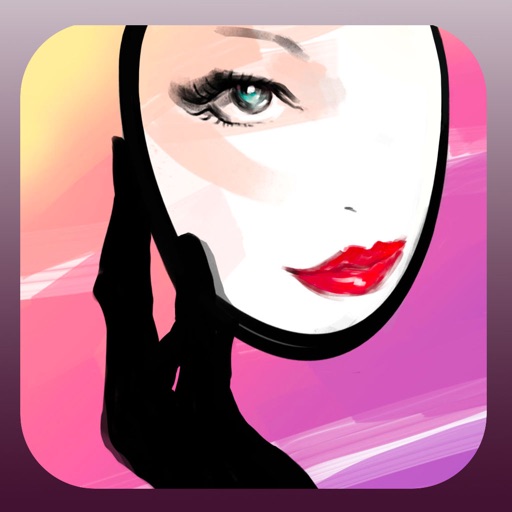 Magic Mirror-makeup and face detecting icon