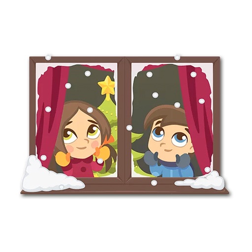 Christmas Time - Stickers For Couple, Lovers