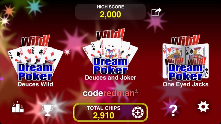 Wild Dream Poker - Deuces Wild Video Poker