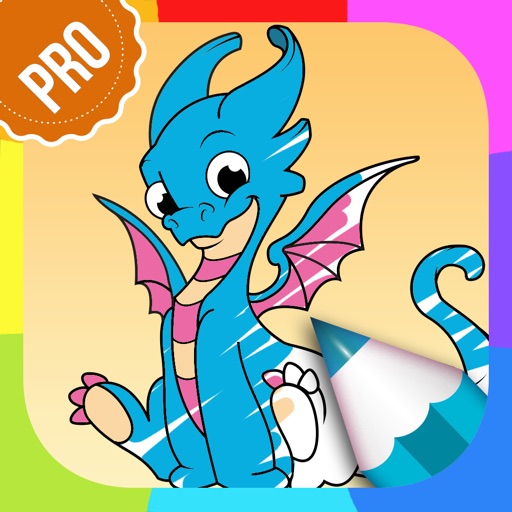 Dragon Coloring Pages PRO - Animal Coloring Games for Kids iOS App