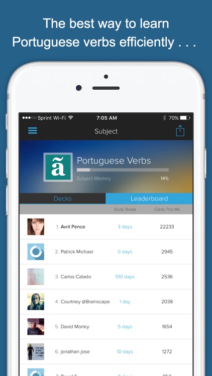 Learn Portuguese Verbs screenshot-3