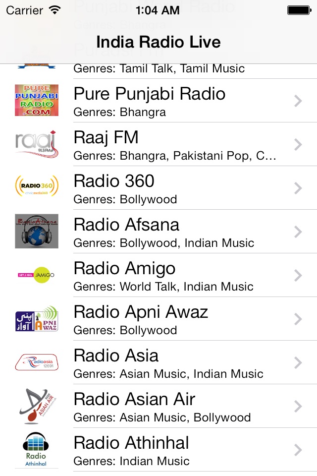 India Radio Live Player (Tamil / Hindi / Indian) screenshot 2