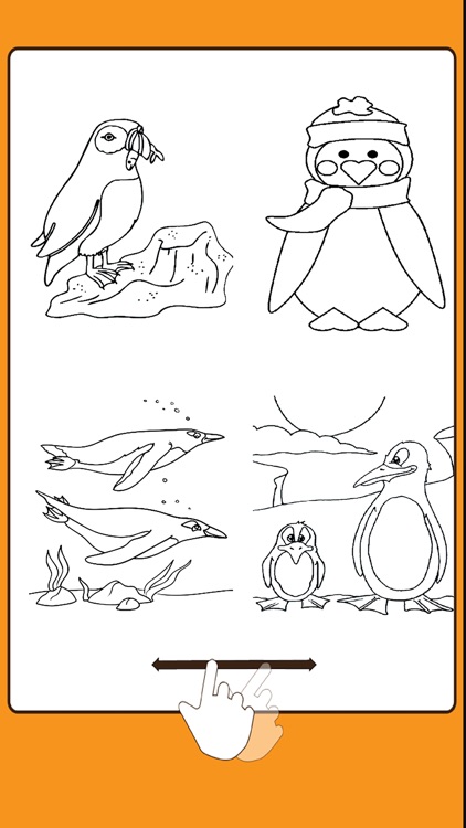 Drawing Painting Penguins Kids Edition Game